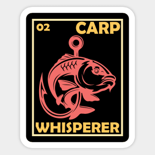 Carp Fishing Whisperer Sticker